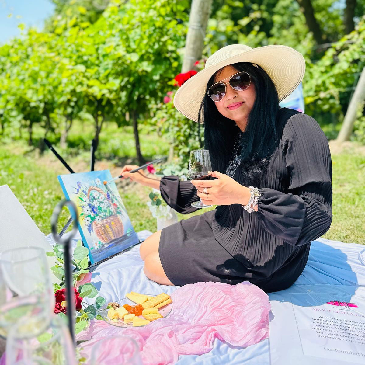 Niagara-on-the-Lake Paint and Sip Experience at Riverview Cellars Winery 13th September| 12:00 Pm to 2:30 Pm