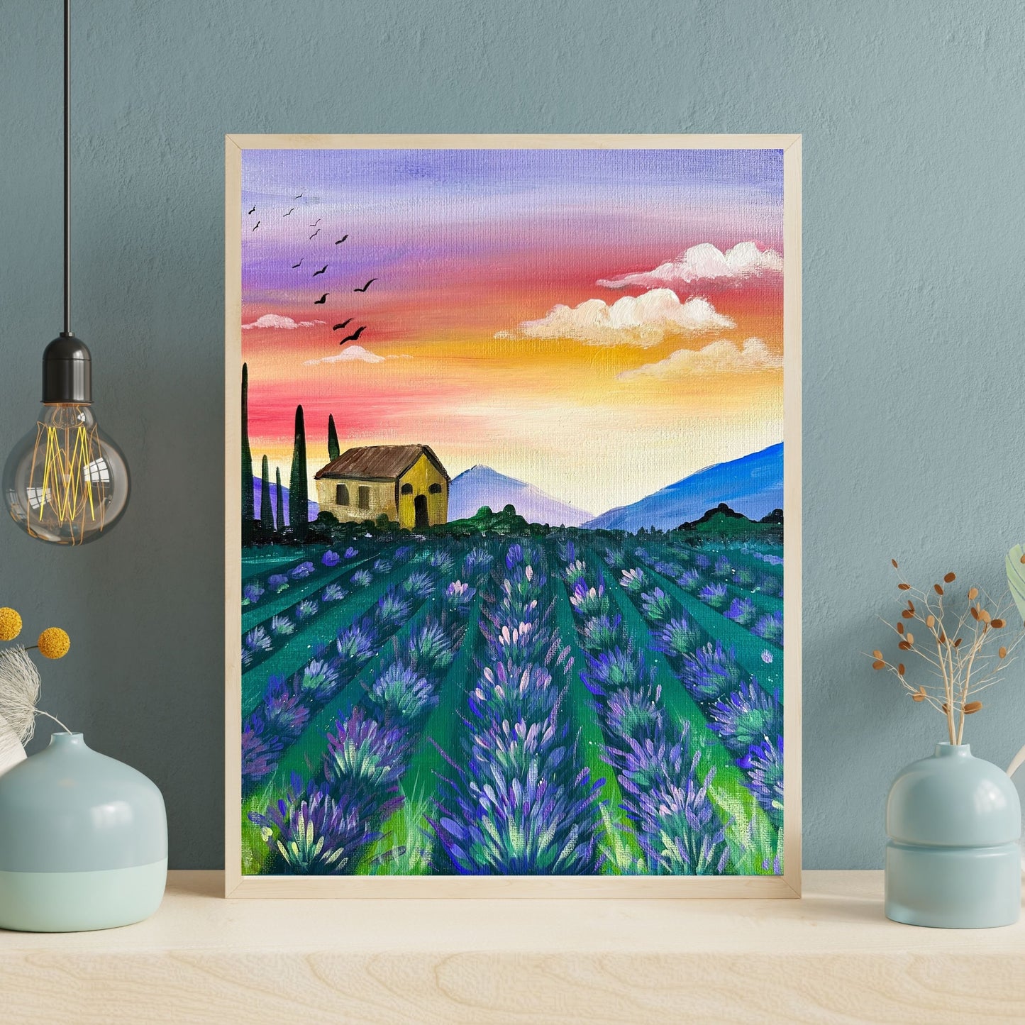 💜 Lavender Sunset Paint Party at Pingle’s Farm – July 20, Sunday |6:00 Pm to 8:30 Pm