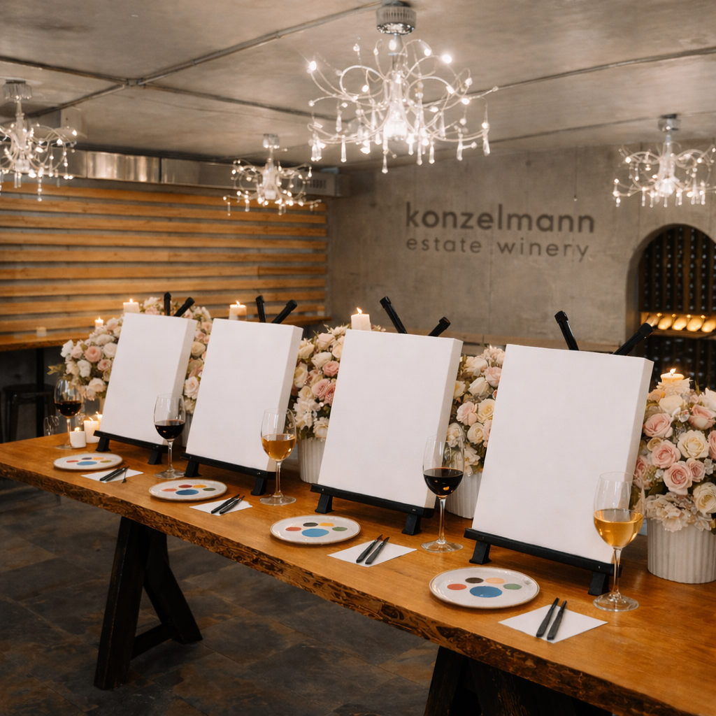 Luxury Paint & Sip at Konzelmann Winery – 28th Feb