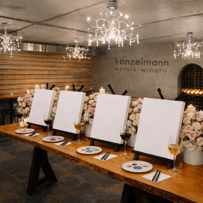 Luxury Paint & Sip at Konzelmann Winery – 28th Feb