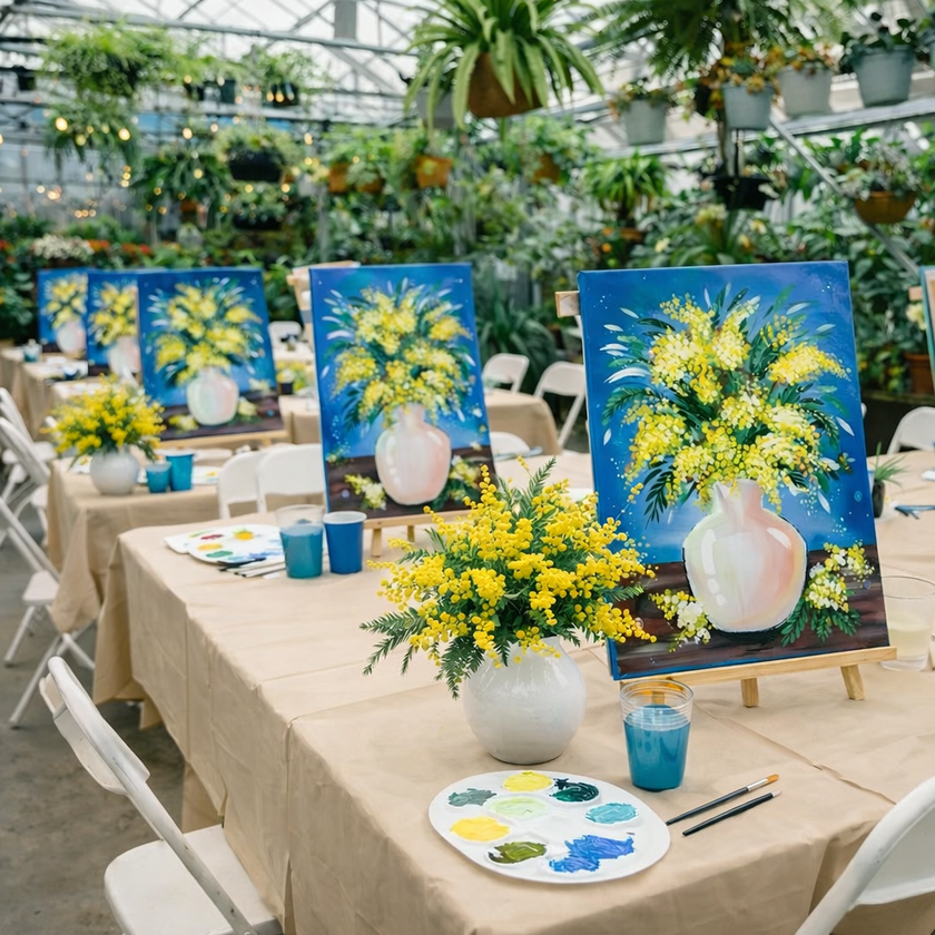 Women’s Day Paint & Sip | Mimosa Workshop at Angas Farm, Toronto
