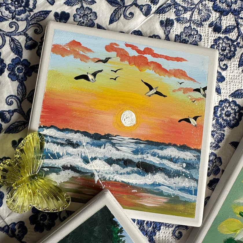 Coaster Painting Workshop Toronto | Angas Farm Experience| 13th June 5:00 Pm - 7:00 Pm