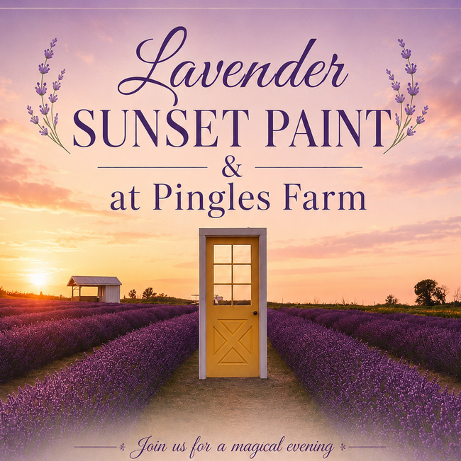 Lavender Sunset Paint & Sip at Pingles Farm, Toronto|18th July| 5:00 PM - 7:00 PM
