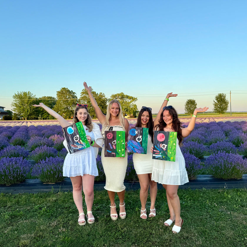 Lavender Dreams: Sunset Paint Party at Neob Lavender Farm, Niagara on the lake | 28th June