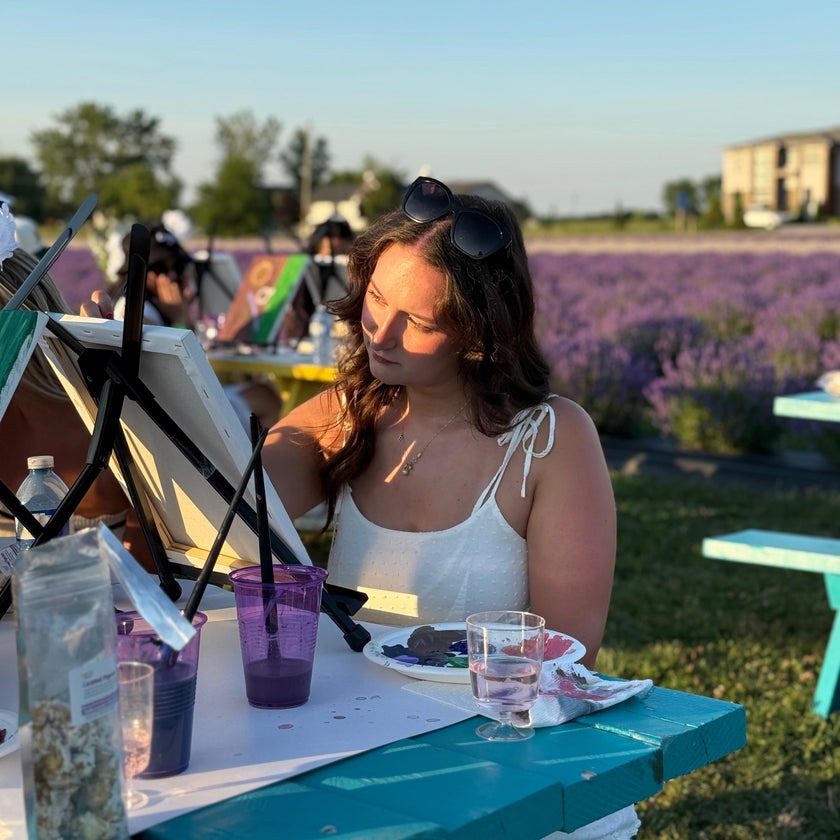 Lavender Dreams: Sunset Paint Party at Neob Lavender Farm, Niagara on the lake | 28th June
