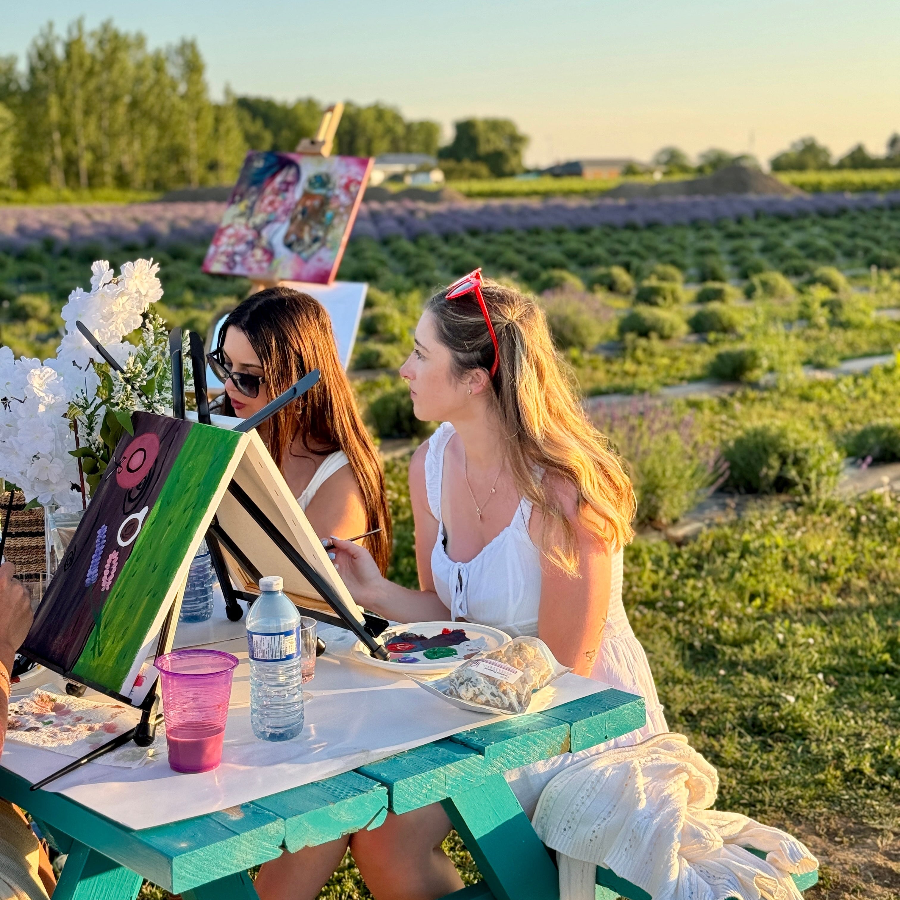 Lavender Sunset Paint & Sip at Pingles Farm, Toronto|18th July| 5:30 Pm - 8:00 Pm