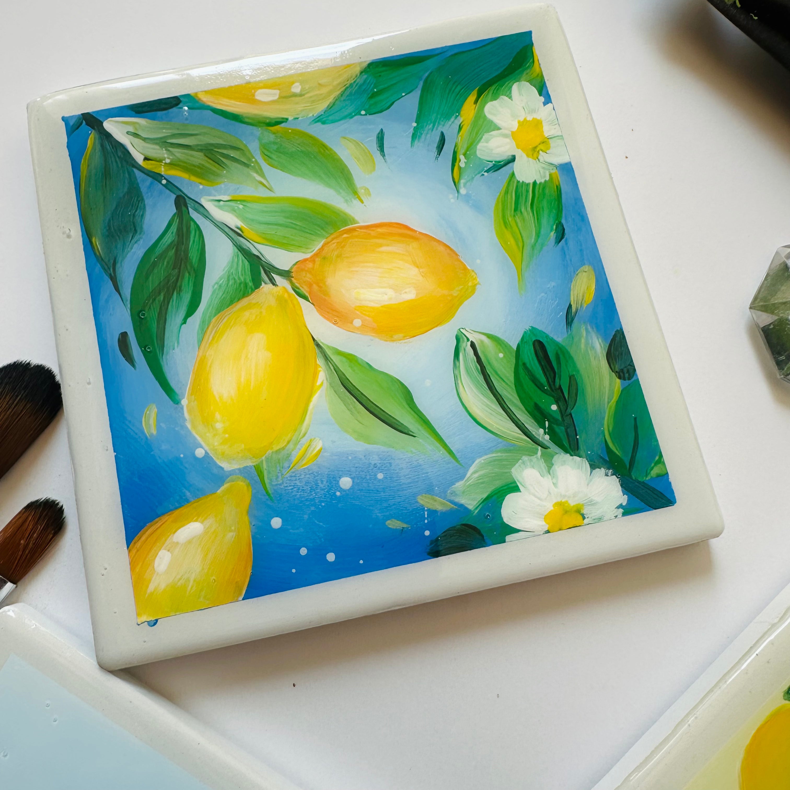 Amalfi Summer: Coasters Paint & Sip Workshop | Angas Farm Experience| 19th July 2:30 PM - 4:30 PM