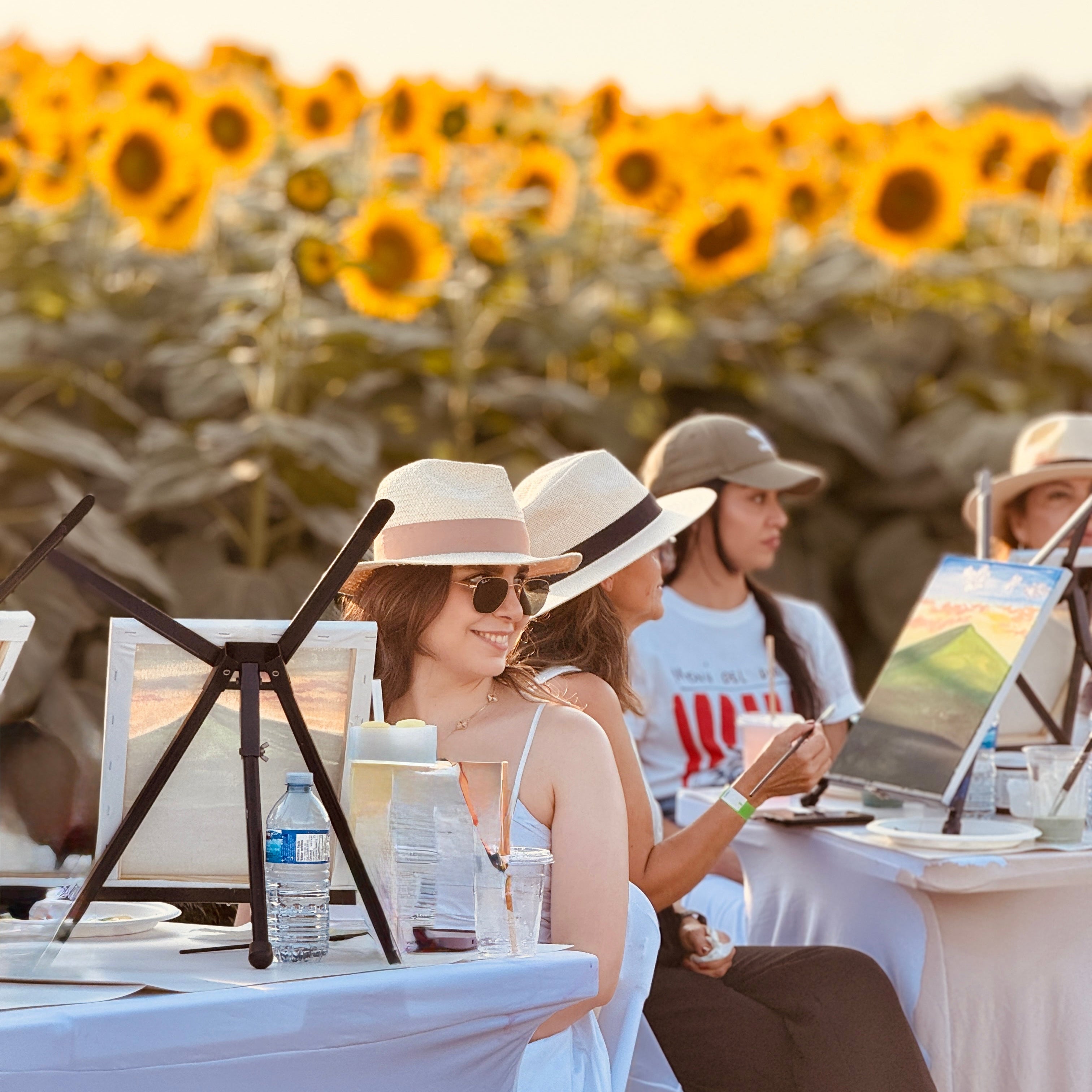 Sunset Sunflower Paint & Sip at Campbell's Cross Farm | 8th August, 5:30 Pm - 8:00 Pm