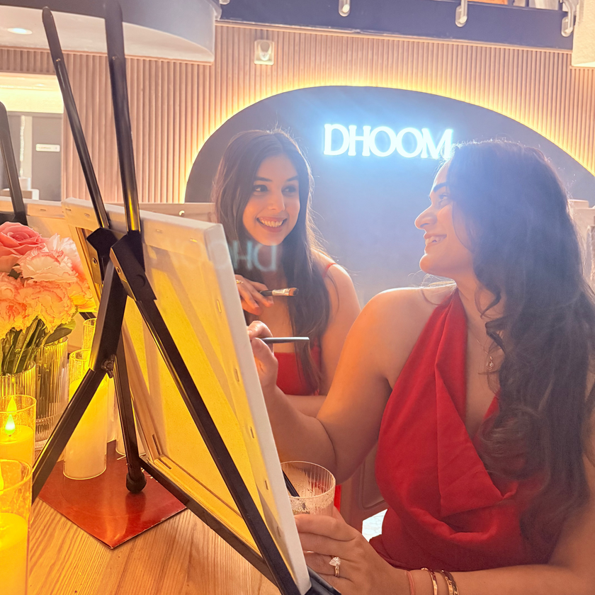 Galentine’s Paint Party at Dhoom Toronto