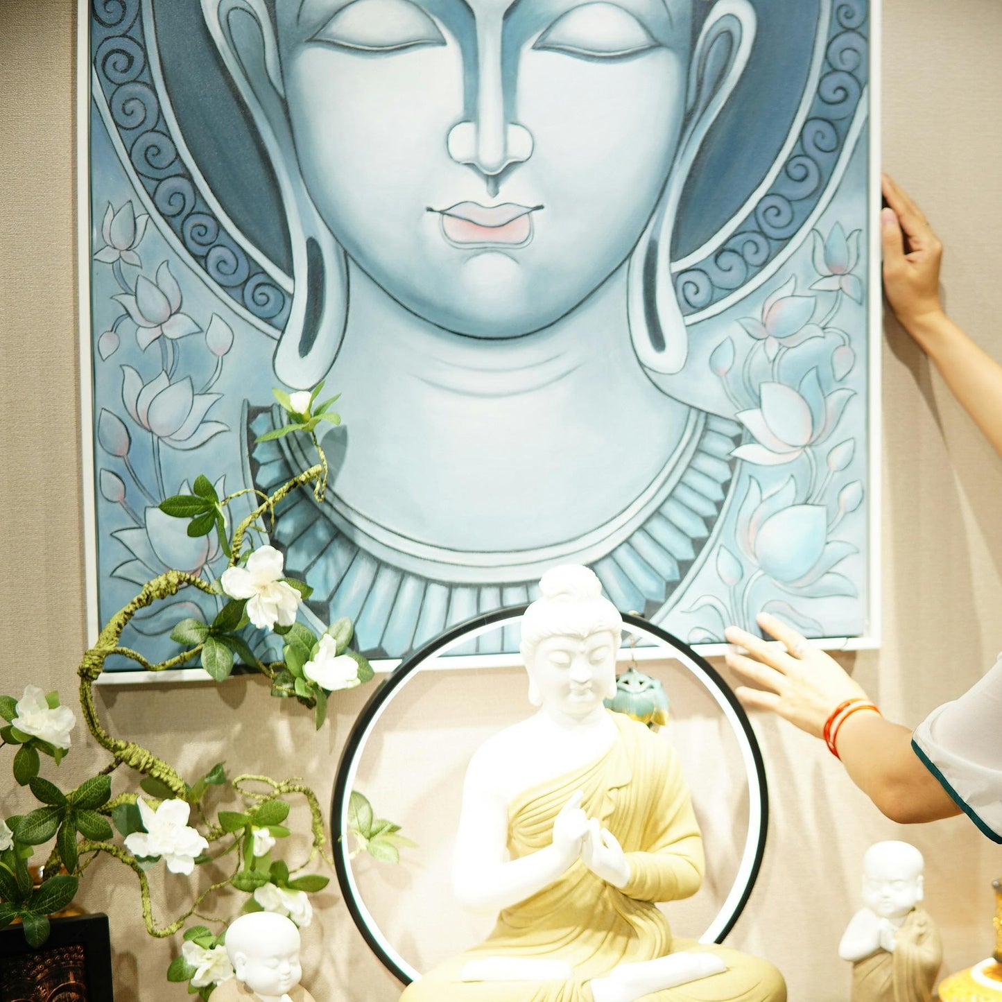 “Peaceful Brushstrokes: A Soulful Buddha Painting Experience” ( COMING SOON )