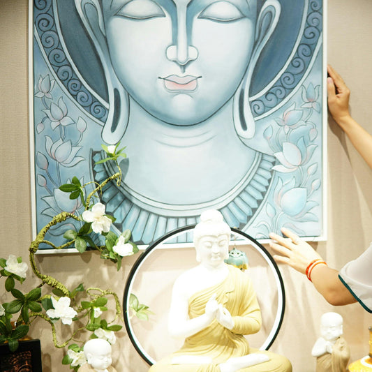 “Peaceful Brushstrokes: A Soulful Buddha Painting Experience” ( COMING SOON )