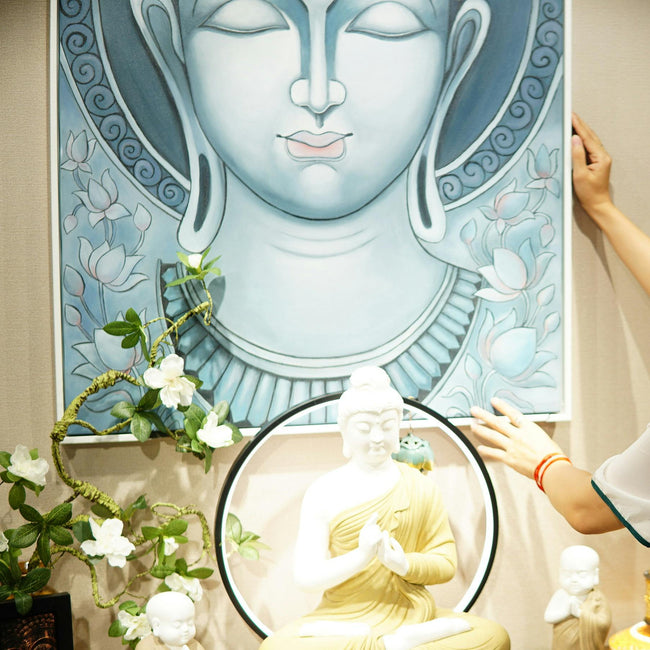 “Peaceful Brushstrokes: A Soulful Buddha Painting Experience” ( COMING SOON )